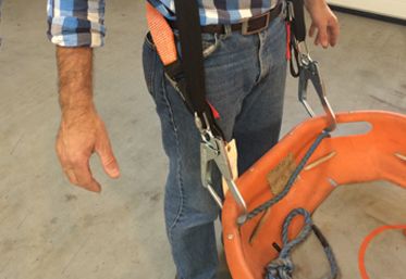 Harness for Stretcher - equipment for the basket